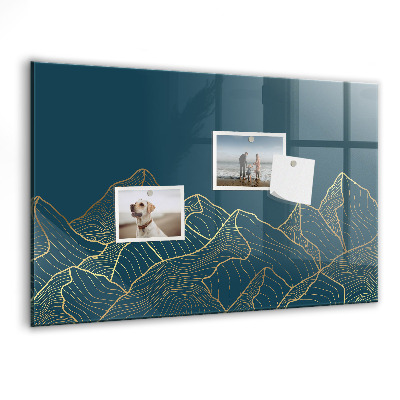 Magnettafel zum schreiben Moderne Tafel für Notizen und Fotos