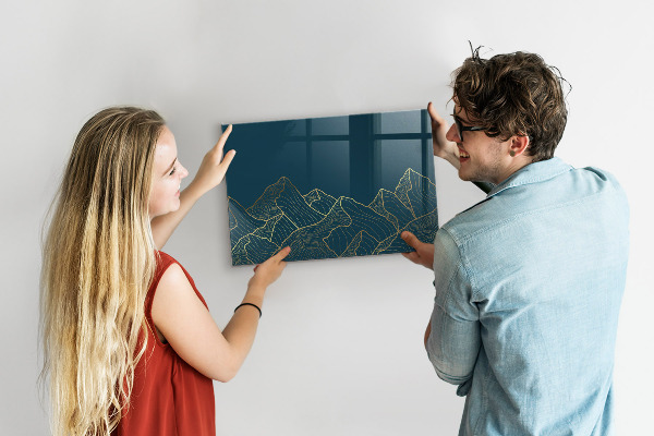 Magnettafel zum schreiben Moderne Tafel für Notizen und Fotos