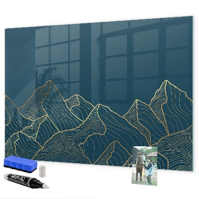 Magnettafel zum schreiben Moderne Tafel für Notizen und Fotos
