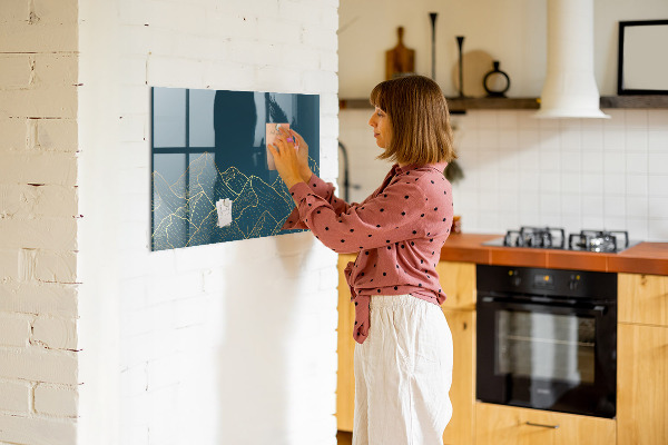 Magnettafel zum schreiben Moderne Tafel für Notizen und Fotos