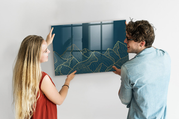 Magnettafel zum schreiben Moderne Tafel für Notizen und Fotos