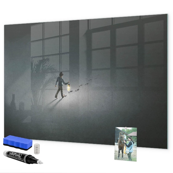 Magnettafel zum schreiben Magnettafel für Fotos und Notizen