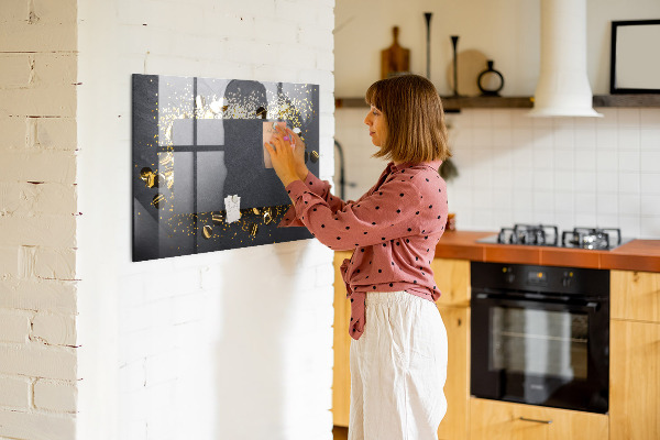 Magnettafel zum schreiben Kreative Fotopräsentationswand