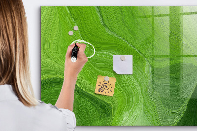 Schreib magnettafel Grüne Foto-Pinnwand