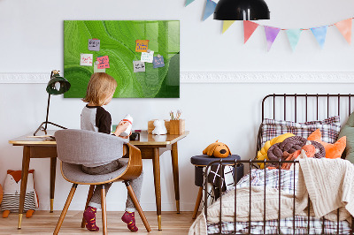 Schreib magnettafel Grüne Foto-Pinnwand