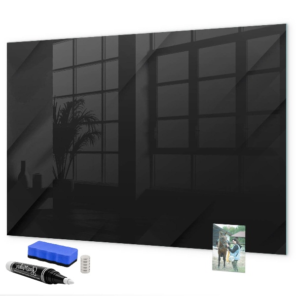 Schreib magnettafel Memotafel mit Magneten und Fotos