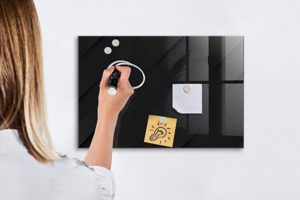 Schreib magnettafel Memotafel mit Magneten und Fotos