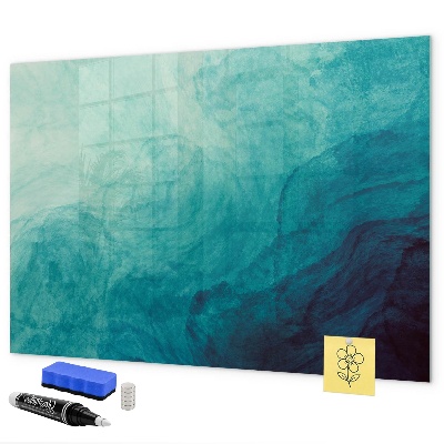Magnettafel zum schreiben Eine farbenfrohe Tafel für Notizen und Fotos