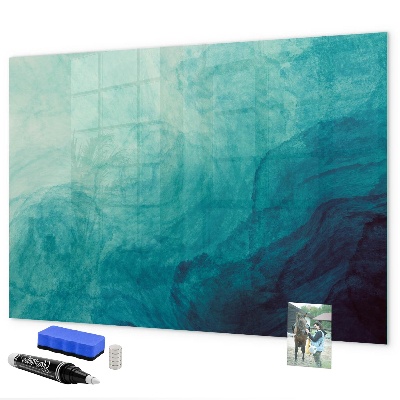 Magnettafel zum schreiben Eine farbenfrohe Tafel für Notizen und Fotos
