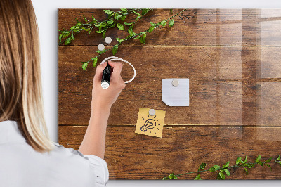 Magnettafel zum schreiben Eine stylische Tafel für Notizen und Fotos