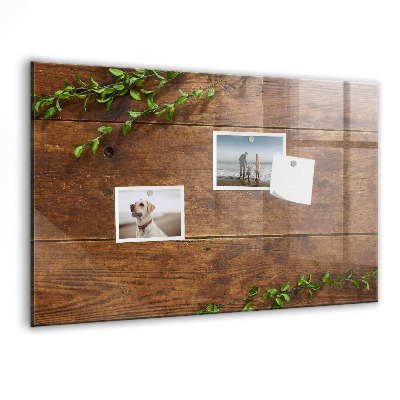 Magnettafel zum schreiben Eine stylische Tafel für Notizen und Fotos