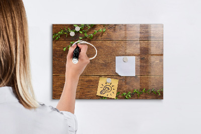 Magnettafel zum schreiben Eine stylische Tafel für Notizen und Fotos