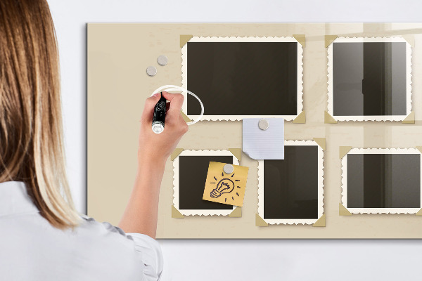 Magnettafel zum schreiben Ein kreativer Raum für Familienerinnerungen