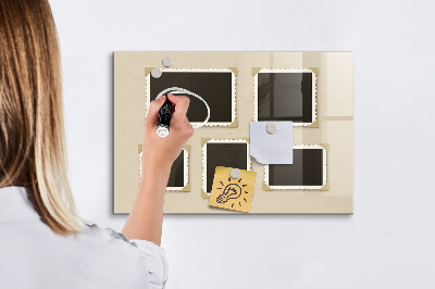 Magnettafel zum schreiben Ein kreativer Raum für Familienerinnerungen