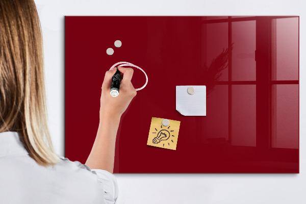 Schreib magnettafel Eine stylische Tafel für Notizen und Fotos
