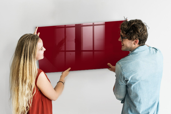 Schreib magnettafel Eine stylische Tafel für Notizen und Fotos