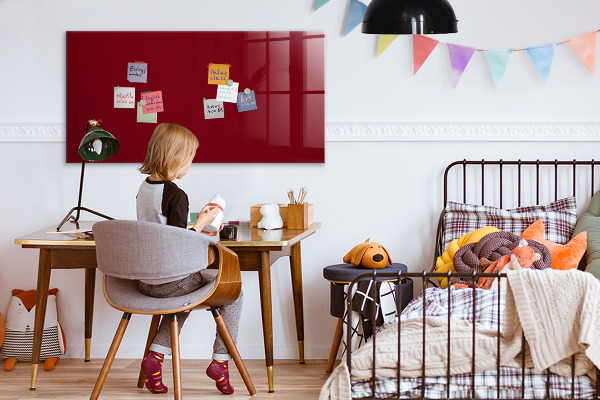 Schreib magnettafel Eine stylische Tafel für Notizen und Fotos