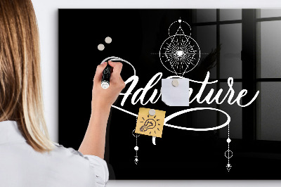 Magnettafel zum schreiben Moderne Fotodisplaytafel