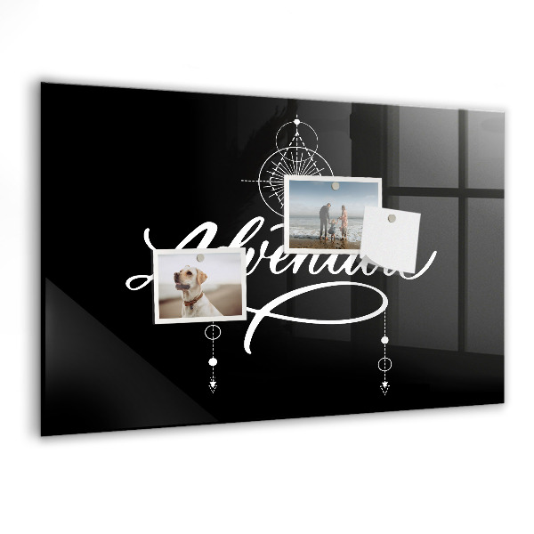 Magnettafel zum schreiben Moderne Fotodisplaytafel