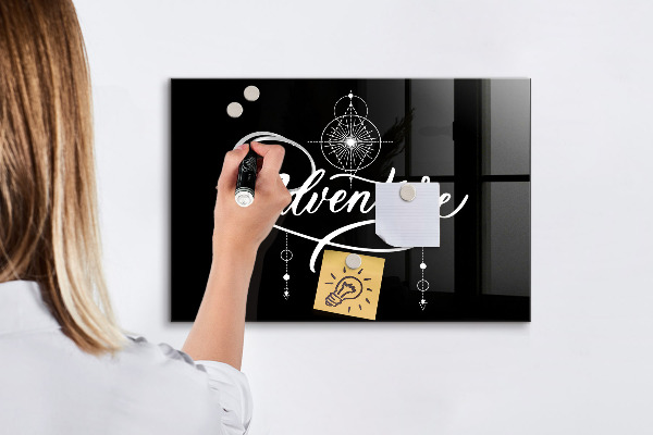Magnettafel zum schreiben Moderne Fotodisplaytafel