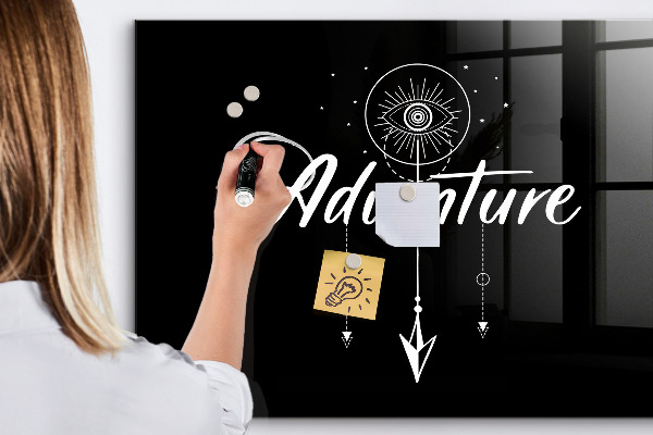 Schreib magnettafel Memotafel mit Magneten