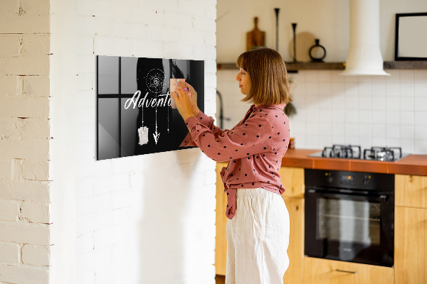 Schreib magnettafel Memotafel mit Magneten