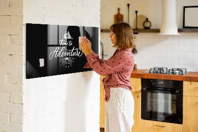 Magnettafel zum schreiben Zeit für ein persönliches Fotoabenteuer