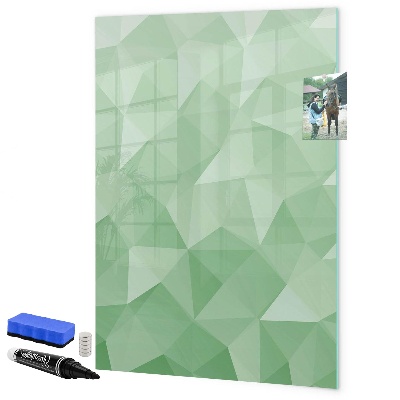 Schreib magnettafel Eine farbenfrohe Tafel zur Präsentation von Fotos