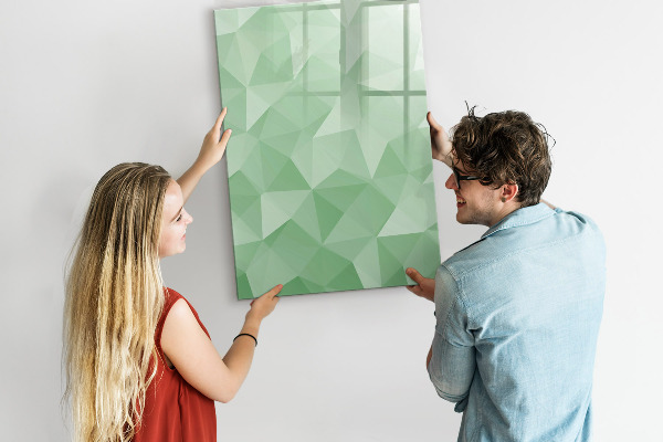 Schreib magnettafel Eine farbenfrohe Tafel zur Präsentation von Fotos