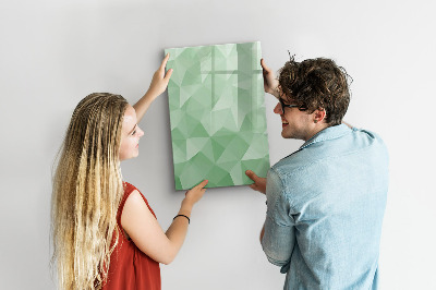 Schreib magnettafel Eine farbenfrohe Tafel zur Präsentation von Fotos