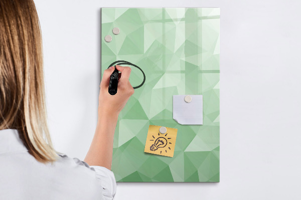 Schreib magnettafel Eine farbenfrohe Tafel zur Präsentation von Fotos
