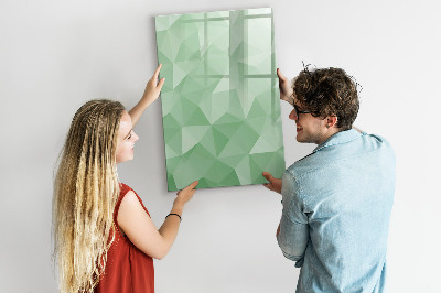 Schreib magnettafel Eine farbenfrohe Tafel zur Präsentation von Fotos