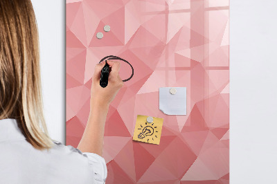 Magnettafel zum schreiben Eine farbenfrohe Tafel für Notizen und Fotos