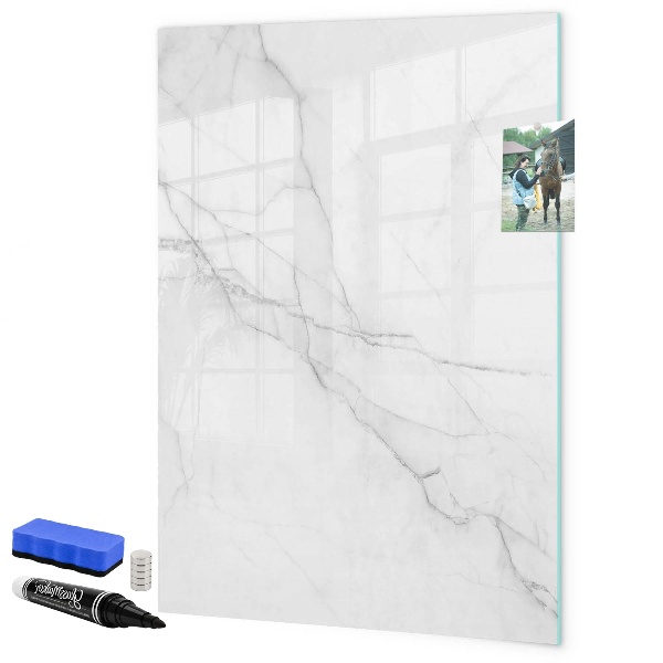 Schreib magnettafel Stilvolle Pinnwand für Fotos und Notizen