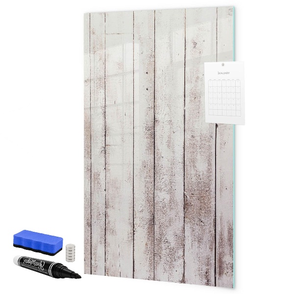Magnettafel zum schreiben Eine Tafel zur Präsentation von Fotos und Notizen