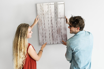 Magnettafel zum schreiben Eine Tafel zur Präsentation von Fotos und Notizen