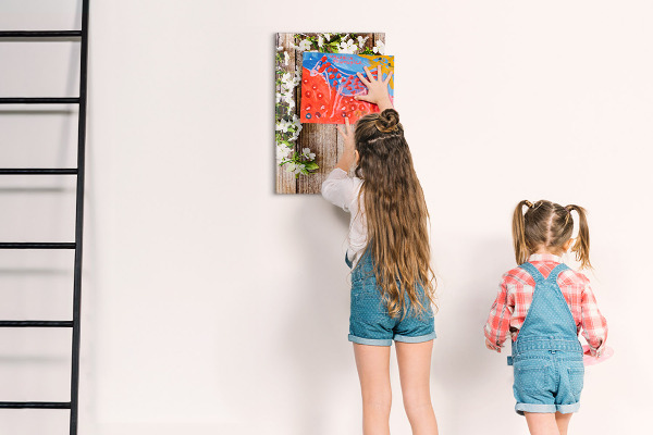 Schreib magnettafel Kreative Pinnwand für Fotos und Notizen