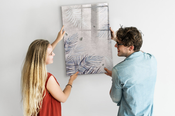 Schreib magnettafel Stilvolle Fotowand mit Pflanzen
