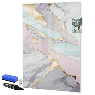 Magnettafel zum schreiben Eine stylische Tafel für Notizen und Fotos