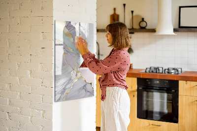 Magnettafel zum schreiben Eine stylische Tafel für Notizen und Fotos