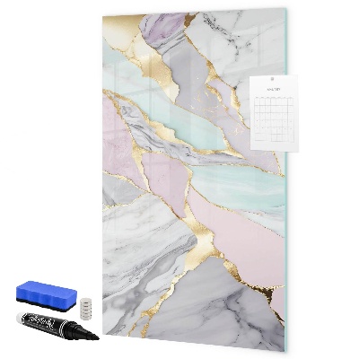 Magnettafel zum schreiben Eine stylische Tafel für Notizen und Fotos