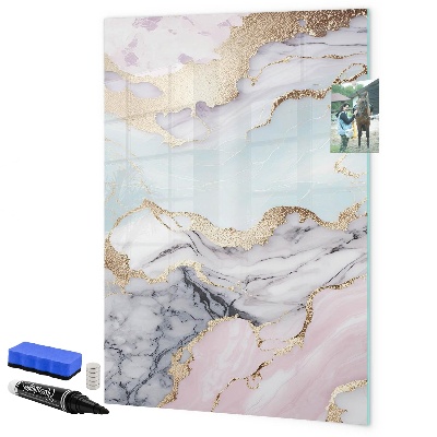 Schreib magnettafel Eine stylische Tafel für Notizen und Fotos