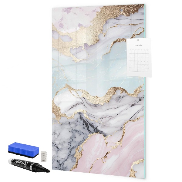 Schreib magnettafel Eine stylische Tafel für Notizen und Fotos