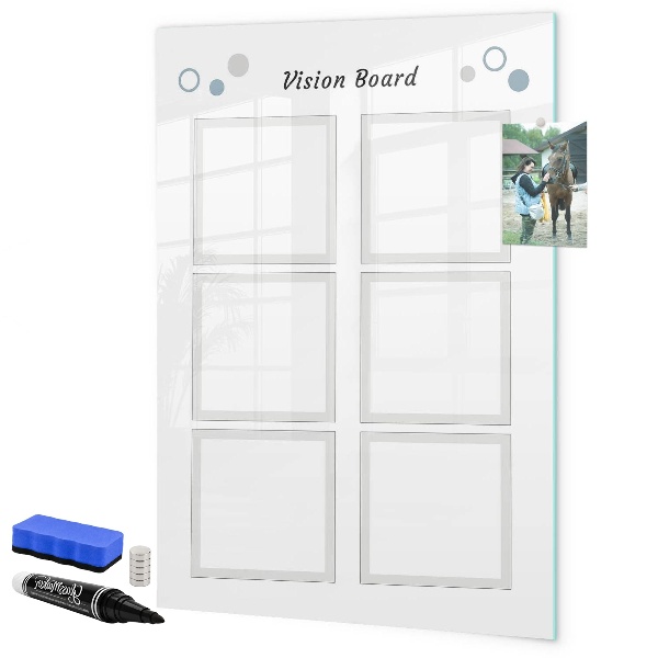 Magnettafel zum schreiben Visionboard für kreative Ideen