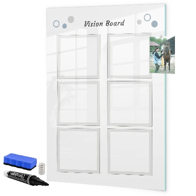 Magnettafel zum schreiben Visionboard für kreative Ideen