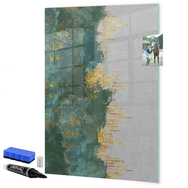 Schreib magnettafel Moderne Pinnwand für Fotos und Notizen