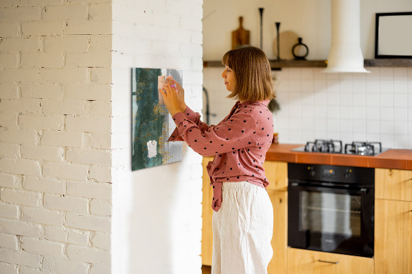 Schreib magnettafel Moderne Pinnwand für Fotos und Notizen