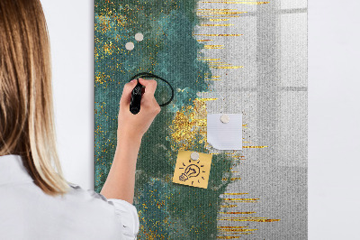 Schreib magnettafel Moderne Pinnwand für Fotos und Notizen