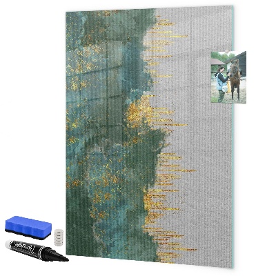 Schreib magnettafel Moderne Pinnwand für Fotos und Notizen