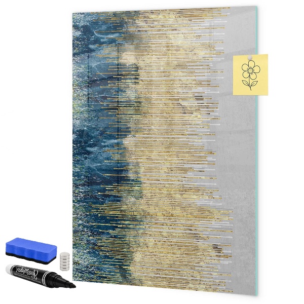Magnettafel zum schreiben Moderne Pinnwand für Fotos und Notizen